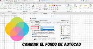 Como cambiar el fondo de autocad a color blanco